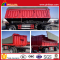 Drawbar Trailer Tipper Truck, minería volquete